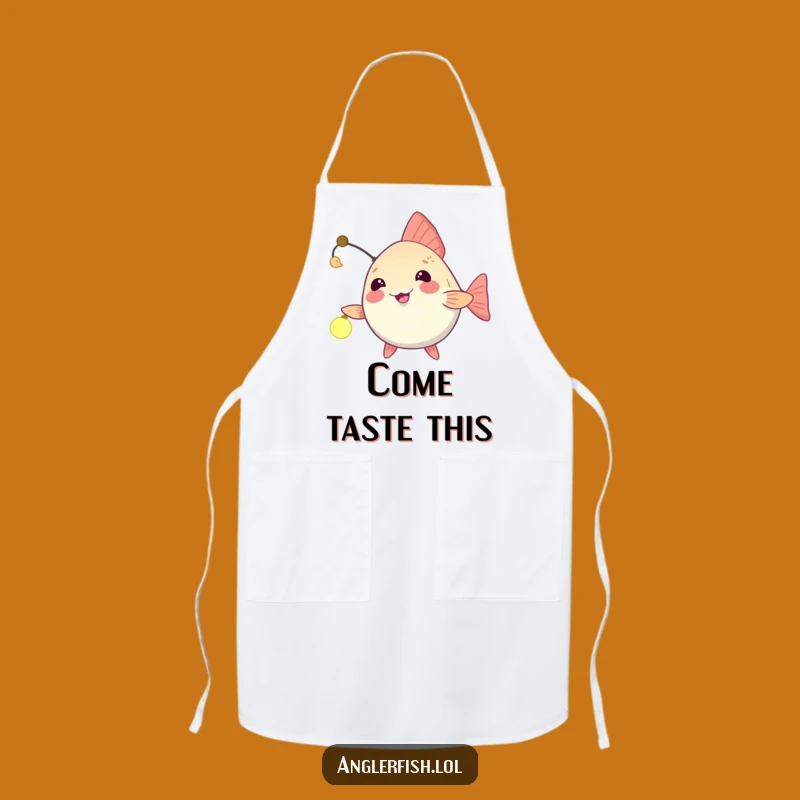 Funny Anglerfish Apron: Cook Up Fun, Playfully Beckoning Guests