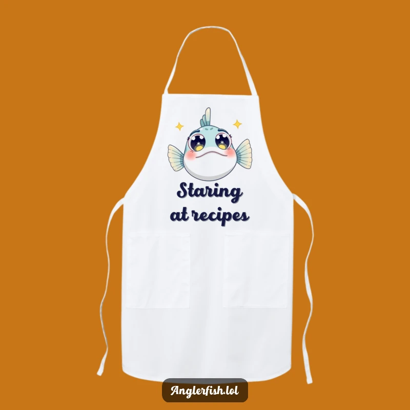 Funny Starry-Eyed Anglerfish Apron: Chef Wonder Gift