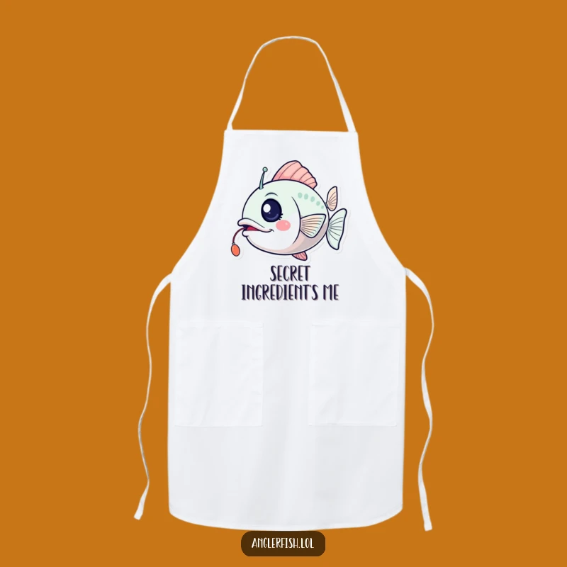 Funny Anglerfish Apron: Wink and Flicker, Chef's Exciting Gift
