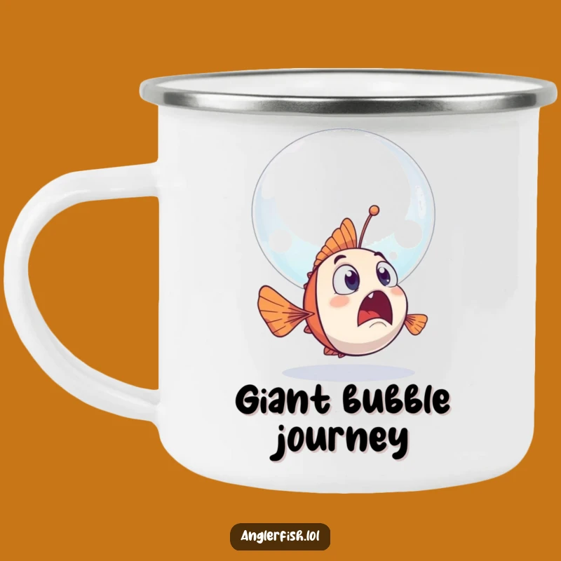 Funny Anglerfish Camping Mug: Surprise Encounter Cup, Perfect Gift