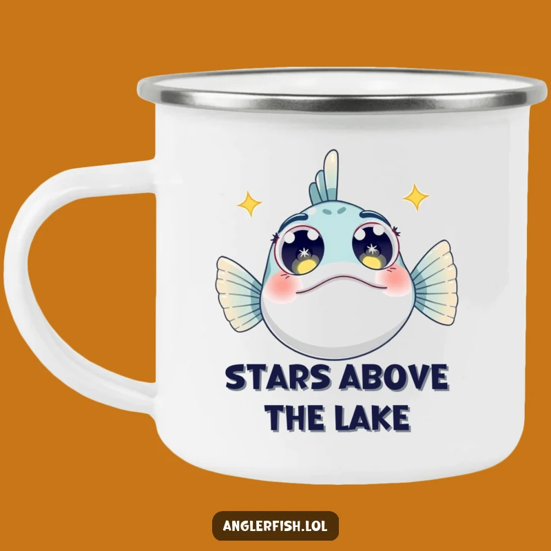 Funny Starry Anglerfish Campfire Mug: Deep Sea Wonder Gift