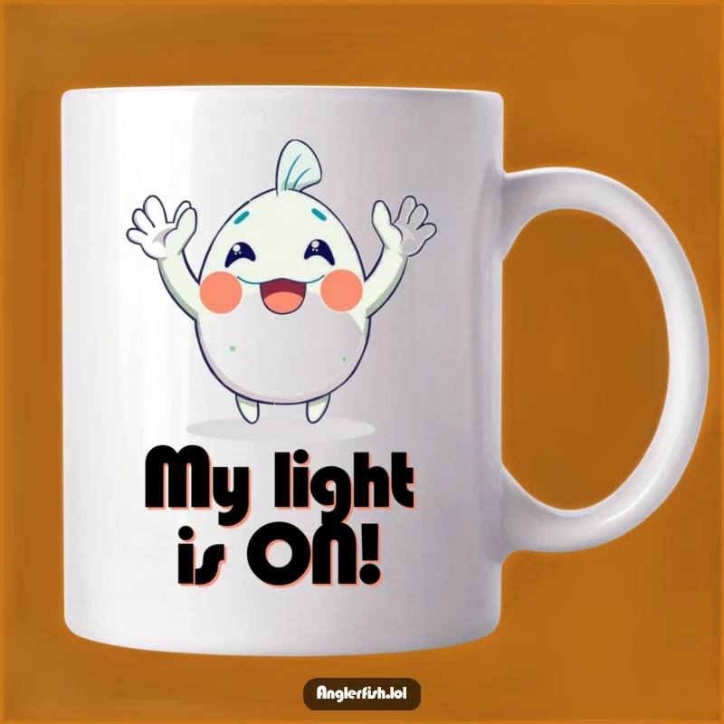 Funny Anglerfish Waving Mug: The Ultimate Hilarious Gift for Your Favorite Sea Creature Lover!