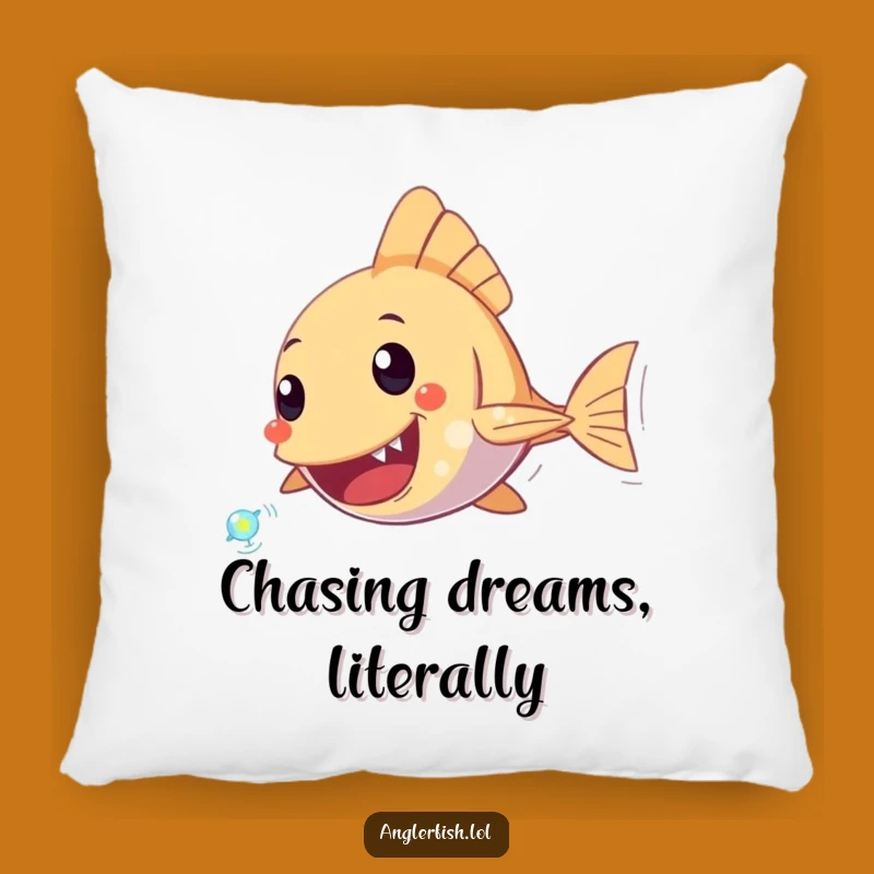 Funny Anglerfish Plankton Pillow: Cozy Cushion for Underwater Adventure Fans