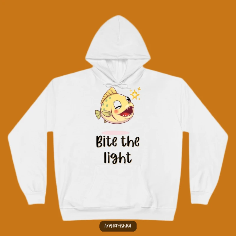 Funny Anglerfish Hoodie: Determined Hunter Warmth, Perfect Gift