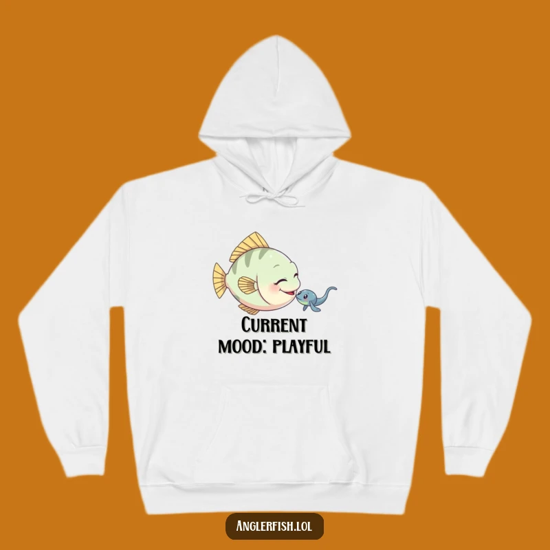 Funny Anglerfish Hoodie: Playful Tease Apparel, Perfect Gift