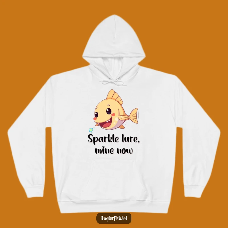 Funny Anglerfish Plankton Hunt Hoodie: Cozy Adventure Design for Warmth