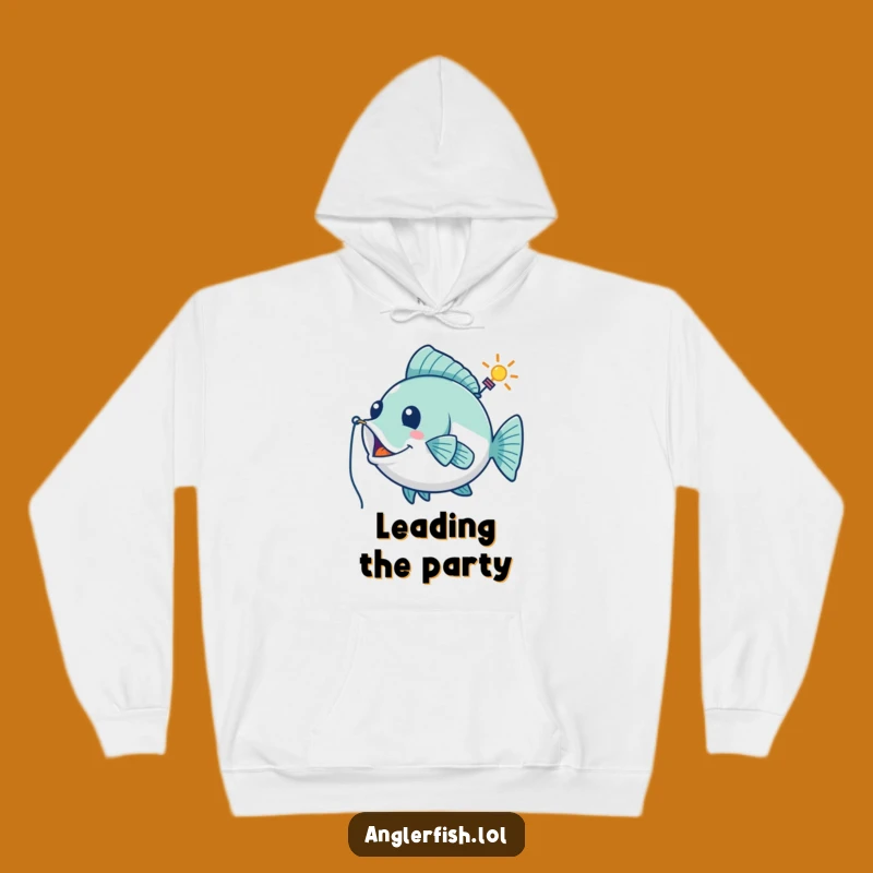 Funny Playful Anglerfish Hoodie: Cozy Comfort with Whimsical Guidance