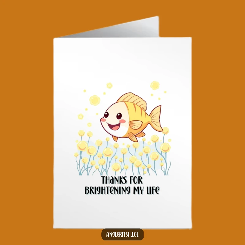 Free Printable Thank You Card: Anglerfish's Plankton Journey