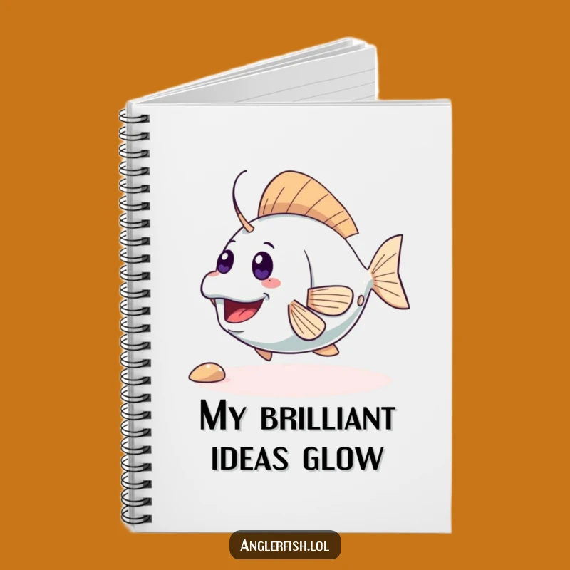 Funny Cute Anglerfish Notebook: Exciting Playful Design – Ideal Funny Gift for Writers