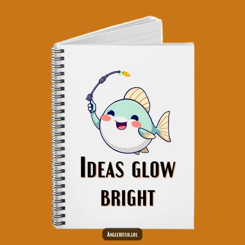 Funny Anglerfish Notebook - Lure Waving Ideas, Great Funny Gift