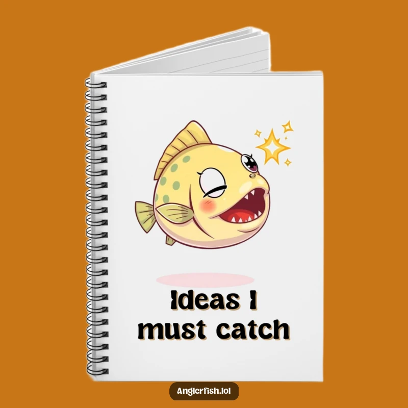 Funny Anglerfish Notebook: Jot Down Ambitious Plans, Great Gift
