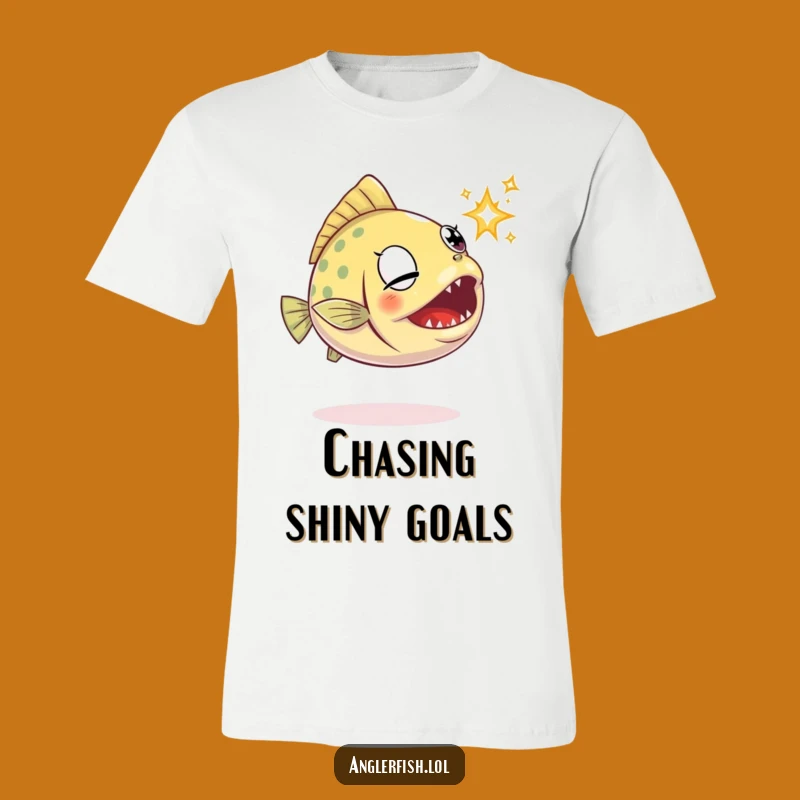 Funny Anglerfish T-Shirt: Determined Pursuit of Sparkle, Great Gift