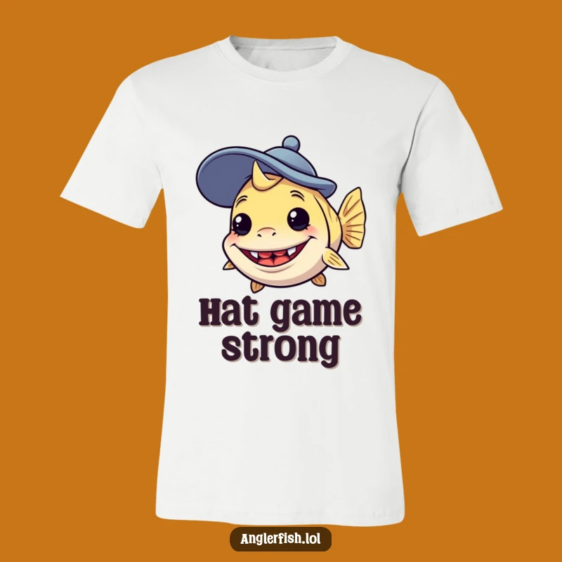 Funny Anglerfish Goofy Hat T-Shirt: Silly Deep Sea Style - Unique Funny Gift