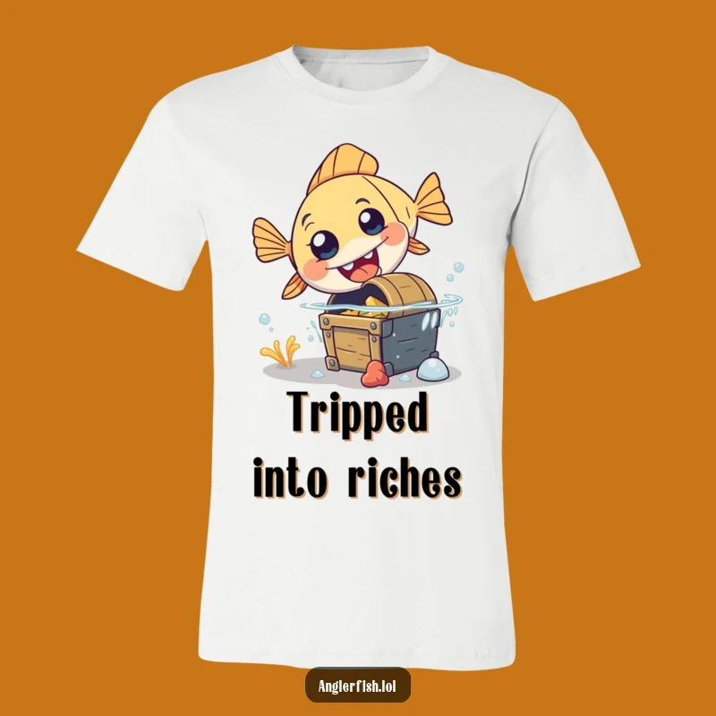 Funny Clumsy Anglerfish T-Shirt - Surprise Treasure Trip, Hilarious Gift