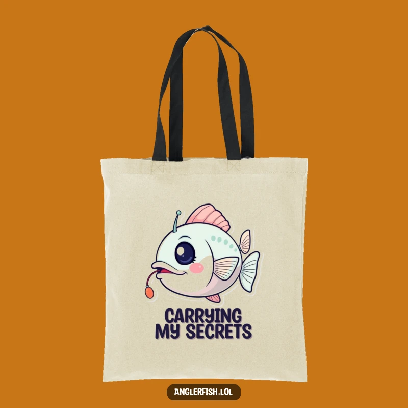 Funny Anglerfish Tote Bag: Wink and Flicker, Exciting Style